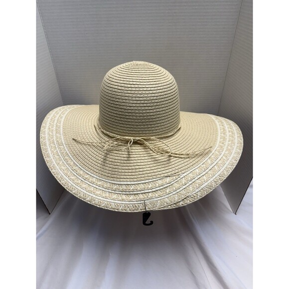 NWT Sonoma Good for Life Packable  Straw Floppy Hat Packable Adjustable Size - Picture 2 of 8